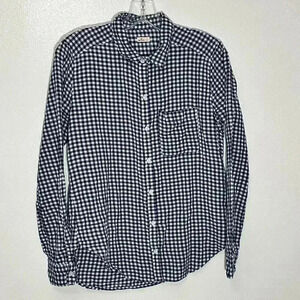 HOLLISTER Navy and off white top | size small